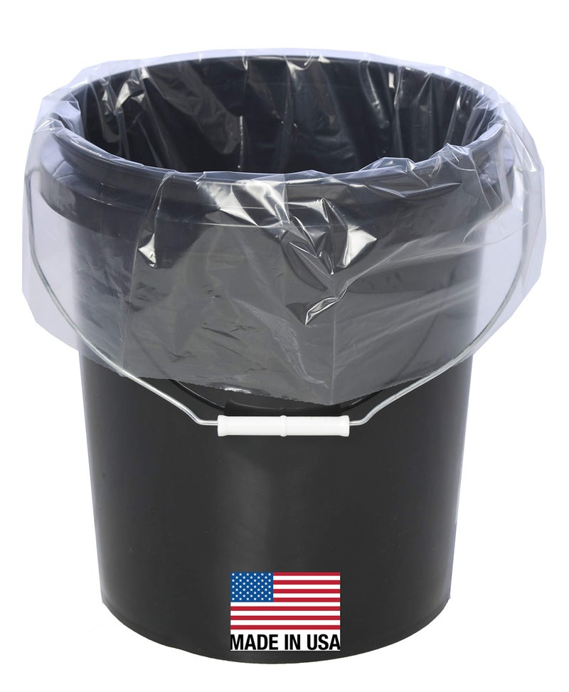 PBKay 5 Gallon Bucket Liner Bags for Marinating and Brining, Food Grade, BPA Free, Extra Heavy Duty Leak Proof (10 pack) - Image 1